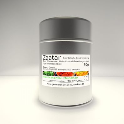 Zatar, Zaatar, Zahtar, Za`atar, Satar 50g im Streuer