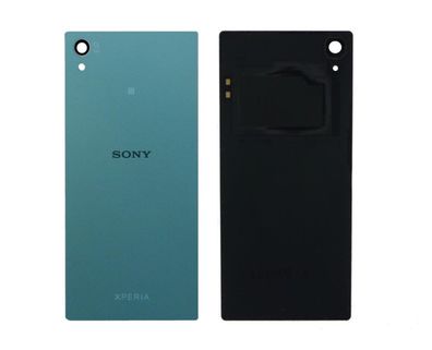 Original Sony Xperia Z5 E6653 Akkudeckel Backcover Grün Green Guter Zustand