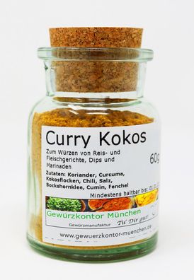Curry Kokos 60g im Glas