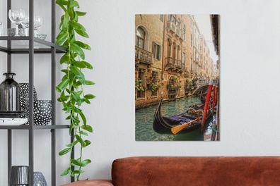 Leinwandbilder - 40x60 cm - Venedig - Italien - Gondel (Gr. 40x60 cm)