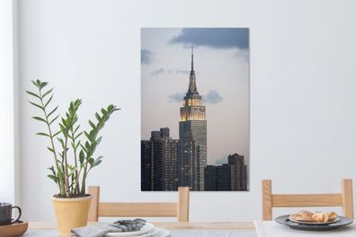 Leinwandbilder - 40x60 cm - Empire State Building Manhattan NY (Gr. 40x60 cm)