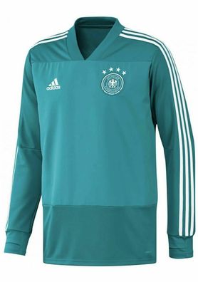 adidas DFB Trainingstop Pullover Herren Deutschland, grün/ weiß, CE6620, Gr. XS,