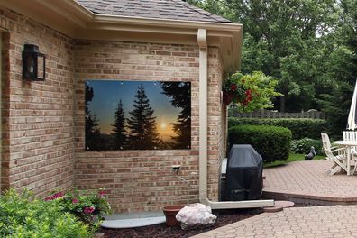 Gartenposter - 120x80 cm - Sunrise Nationalforst (Gr. 120x80 cm)