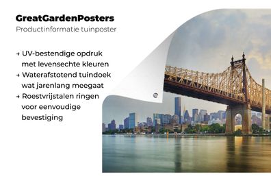 Gartenposter - 180x120 cm - New York - Queens - Manhattan (Gr. 180x120 cm)