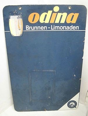 alte Reklametafel Odina Brunnenlimonade Werbeschild Sperrholz 75x50 cm 50s 60s