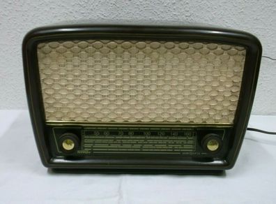 50er Jahre Tischradio Loewe Opta Tempo 719W Bakelit Röhrengerät mid century 50s