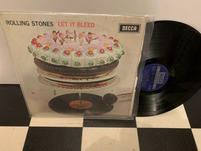 LP The Rolling Stones Let It Bleed Decca SKL 5025 UK 1969, Matrix Nr.. 1st -1W/2W