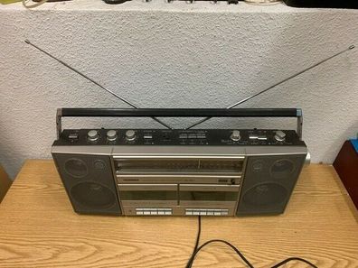80er Telefunken RC 720T Radio Kofferradio Ghettoblaster Doppelkassette Recorder