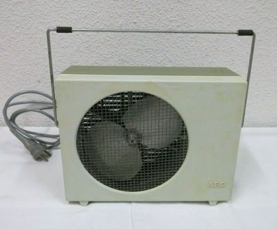 60er 70er AEG Heizlüfter Ventilator tragbar grün 60s 70s Vintage