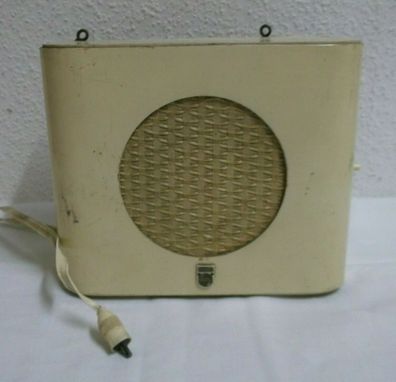 30er 40er Philips Lautsprecher mit Schalter Holzgehäuse creme Art Deco
