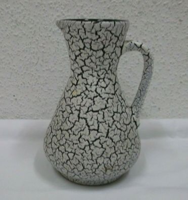 50er 60er Vase Keramik Krakelee Henkelvase Höhe 18 Germany 50s 60s