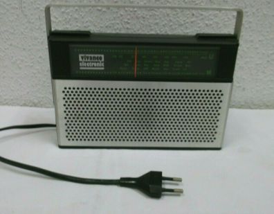 60s 70s Transistorradio Vivanco Electronic Kofferradio UKW/ MW 60s 70s