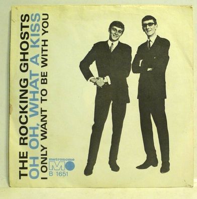 7", Single 60er Beat The Rocking Ghosts Oh Oh What A Kiss, Beat 1966 Top RAR