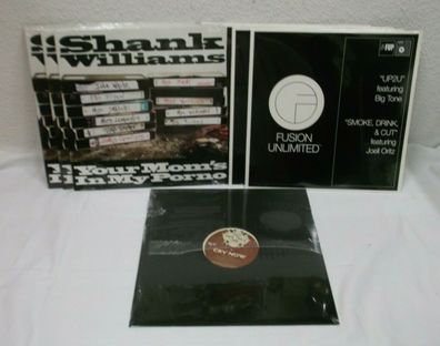 LP Konvolut 9 Stück Shank Williams Fusion Unlimited Obie Trice Rap Hip Hop NEU