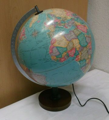 70er Scan Globe Typ X Leuchtglobus Dänemark Erdkugel Welt Erdball Weltkarte 70s
