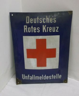 50er Jahre Emailleschild Deutsches Rotes Kreuz 39,5x30 cm sehr selten rare 50s