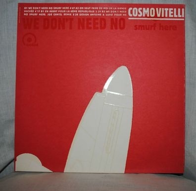 Cosmovitelli We Dont Need No Smurf Here Remix Maxi Single Vinyl Musik music