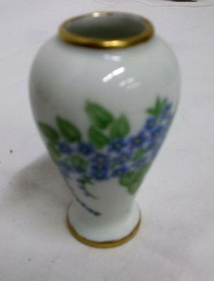 alte Vase Porzellan handgemalt Miniaturvase Sammlerstück Vintage