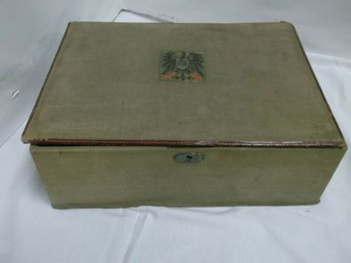 Antik Truhe Kiste Aufbewahrung um1900 Antik Deutscher Kaiser, Aufbewahrungskiste