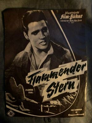 Flammender Stern , Flaming Star, Elvis Presley 50er Film-Bühne 5667 Illustrierte