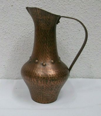 60er 70er Kupfer Vase Kanne Krug Hammerschlag Optik 60s 70s Vintage