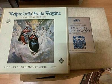 Klassik Sammlung Claudio Monteverdi Marien Vesper 1610 Das Alte Werk LP Box
