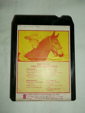 8 Track Stereo Tape Ray Price For the good Times Musik music