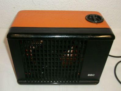 Original 70er Heizlüfter Ventilator BBC orange 70s Panton 70s Vintage