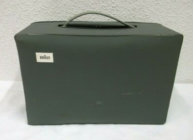 Braun Kunststoffkoffer grau Tasche Behältnis für Foto und Technik