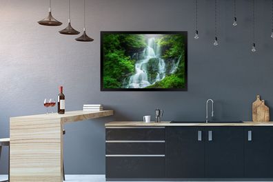 Poster - 90x60 cm - Wasserfall in Irland (Gr. 90x60 cm)