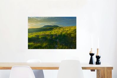 Glasbilder - 60x40 cm - Hügellandschaft in Irland (Gr. 60x40 cm)