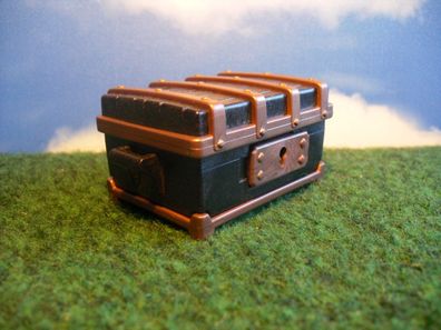 Playmobil Ritterburg Ersatz Möbel - 30673750 Schatzkiste Koffer schwarz bronze