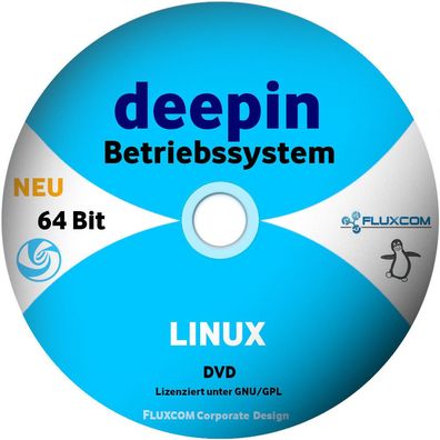 Deepin Linux 20.6 DVD, Install-System 64 Bit komplettes Betriebssystem