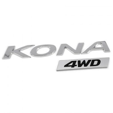 Original Hyundai Kona 4WD Schriftzug Aufkleber Emblem Logo chrom 86310J9200