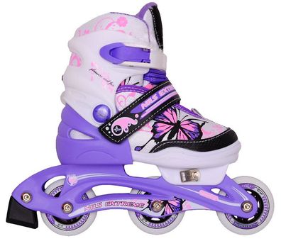 Inliner Kinder Mädchen Rollschuhe Inlineskates verstellbare Inline Skates 26-29 30-33