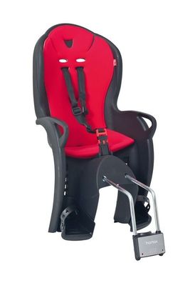 Hamax Kindersitz Kiss Befestigung Rahmenrohr schwarz rot