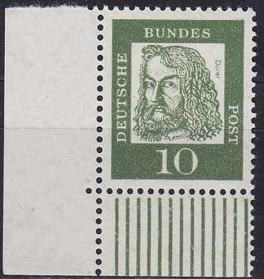 Germany BUND [1961] MiNr 0350 y W UR ( * */ mnh ) [01] Eckrand