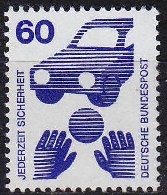 Germany BUND [1971] MiNr 0701 R ( * */ mnh )