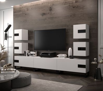 Future 95 Möbel für Wohnzimmer Wohnwand Mediawand Schrankwand Wohnschrank