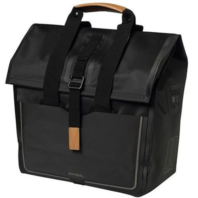 Basil Urban Dry Shopper Seitentasche 34 cm x 16 cm x 48 cm 20 Liter matt schwarz