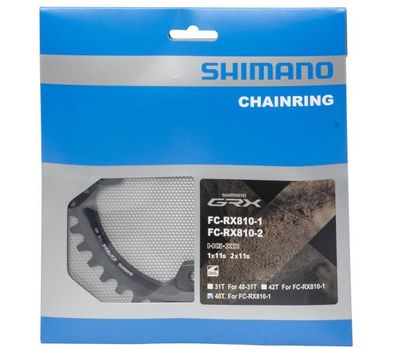 Shimano Kettenblätter GRX FC-RX810-1 40 Zähne