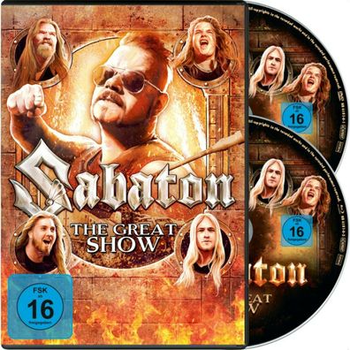 Sabaton The Great Show (Blu-ray + DVD) Ltd. Neu & Ovp !!