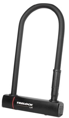Trelock Bügelschloss mit Halter ZB 401 U4, schwarz, 102-230mm, Ø14mm