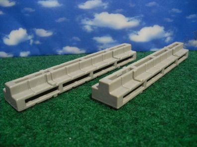 Ritterburg 3666 3667 3450 3007608 Wand-Anschluss, T-Kreuzung, Set 2x (grau)