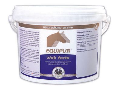 Equipur Zink forte Pellets 3 kg | Pferd