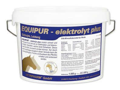 Equipur elektrolyt plus 3000 g | Elektrolyte Pferd