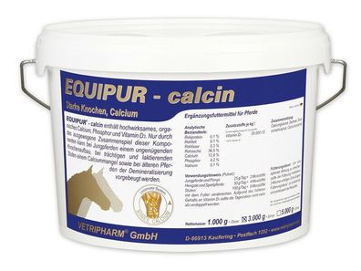 Equipur calcin 3000 g | Knochen Gelenke Pferd Calcium Kalzium