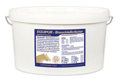 Equipur Bronchialkräuter 3000 g | lose Kräuter Pferd Husten Atemwege