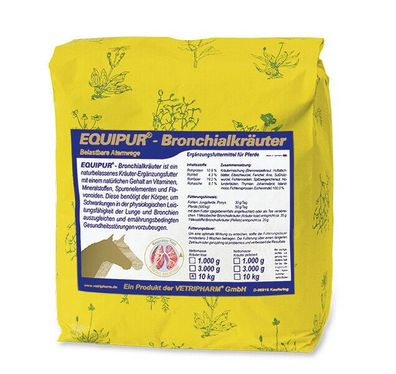 Equipur Bronchialkräuter 10 kg | lose Kräuter Pferd Husten Atemwege