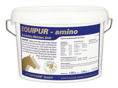 Equipur Amino 3 kg | Förderung v. Aufbau von Muskulatur, Knochen und Bindegewebe